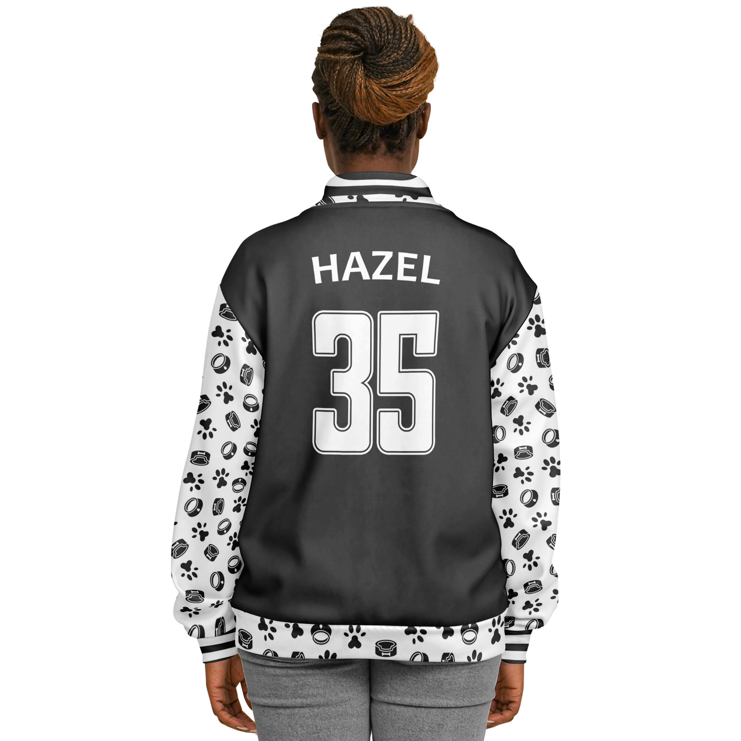 Baseball Jacket - Paw Prints