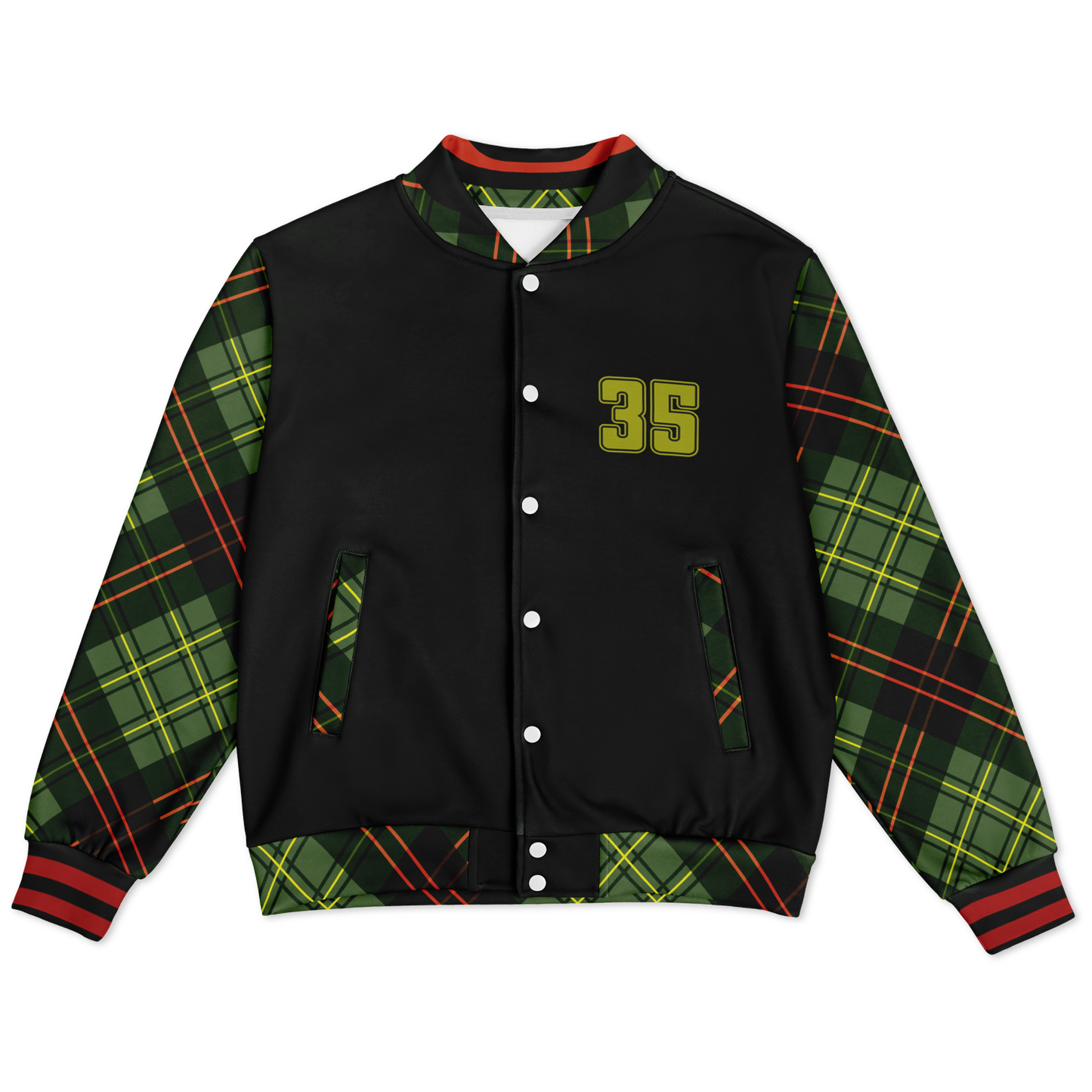 Baseball Jacket - Christmas Patterned