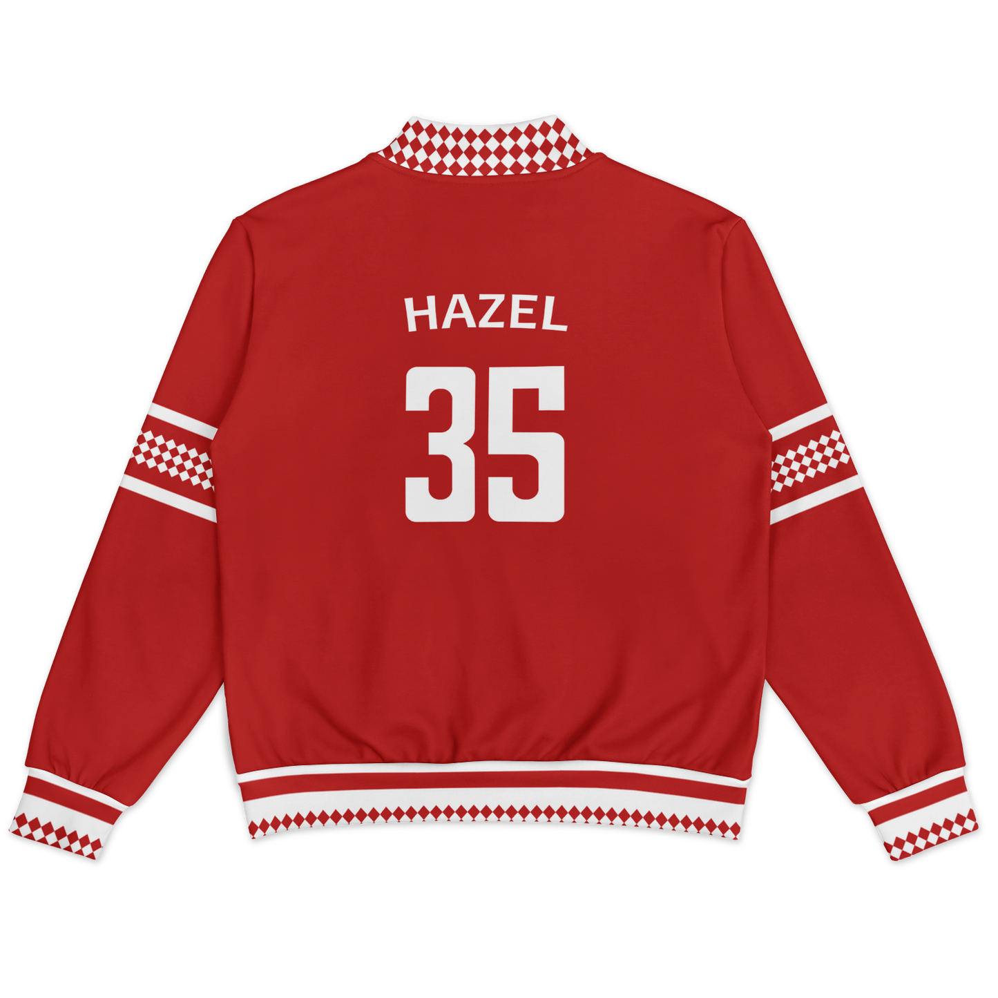 Baseball Jacket - Red Christmas Numbered