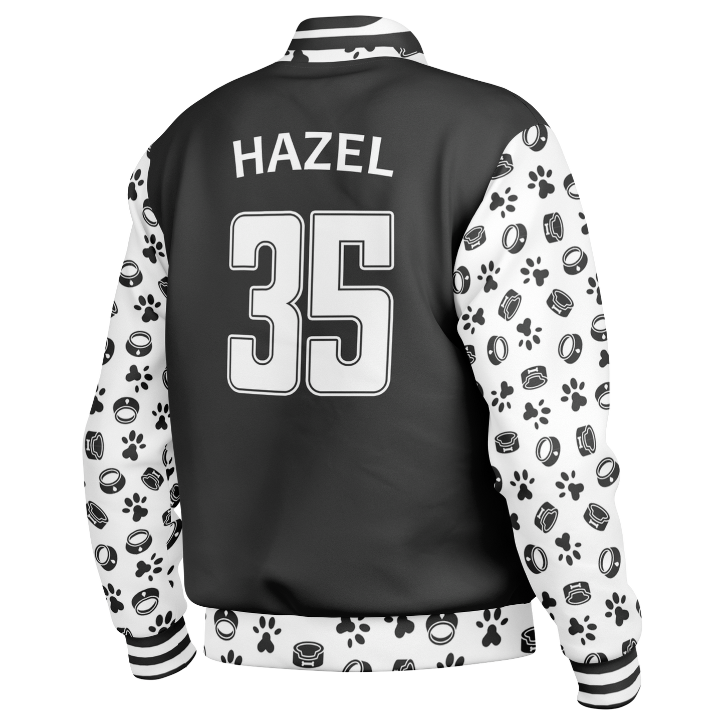 Baseball Jacket - Paw Prints