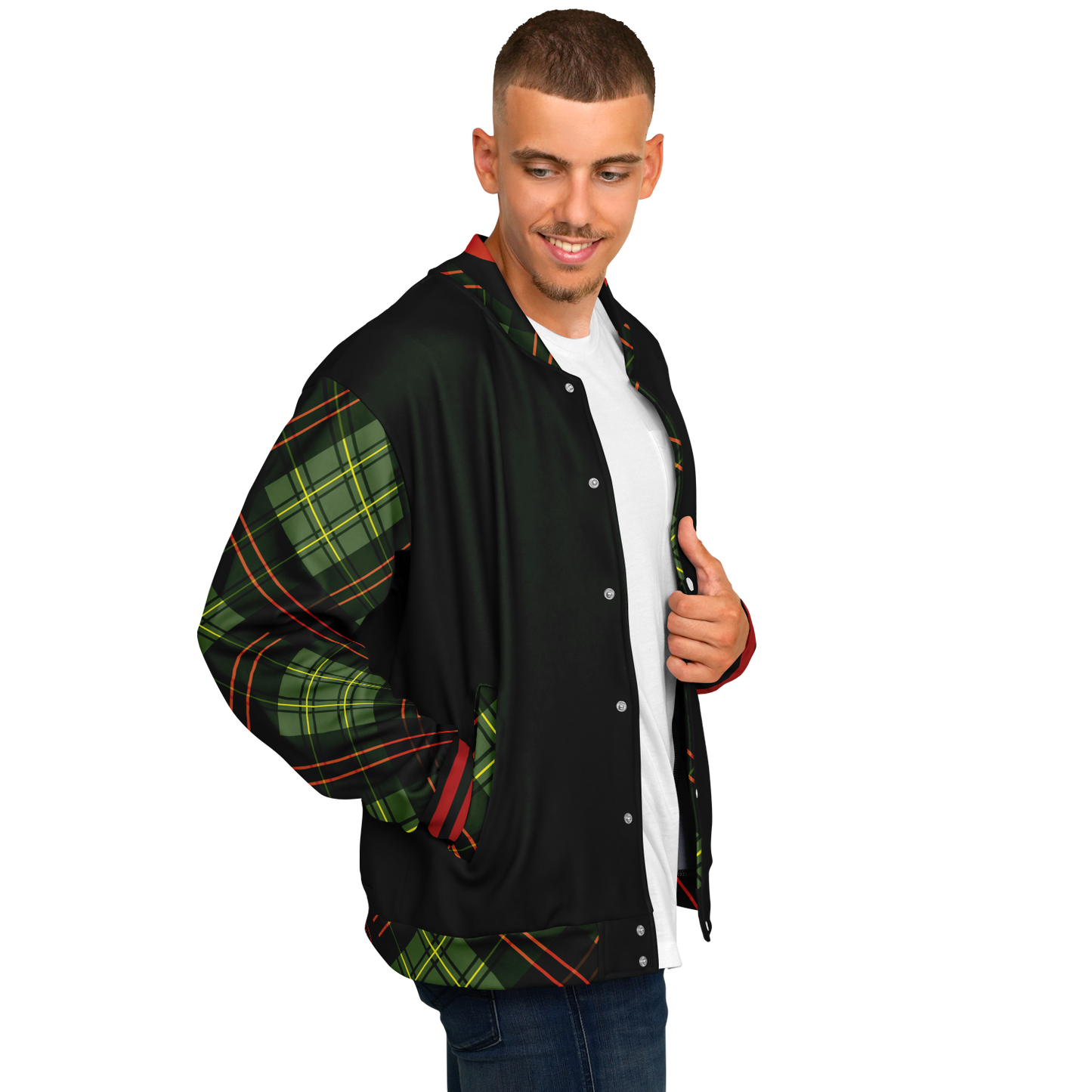 Baseball Jacket - Christmas Patterned