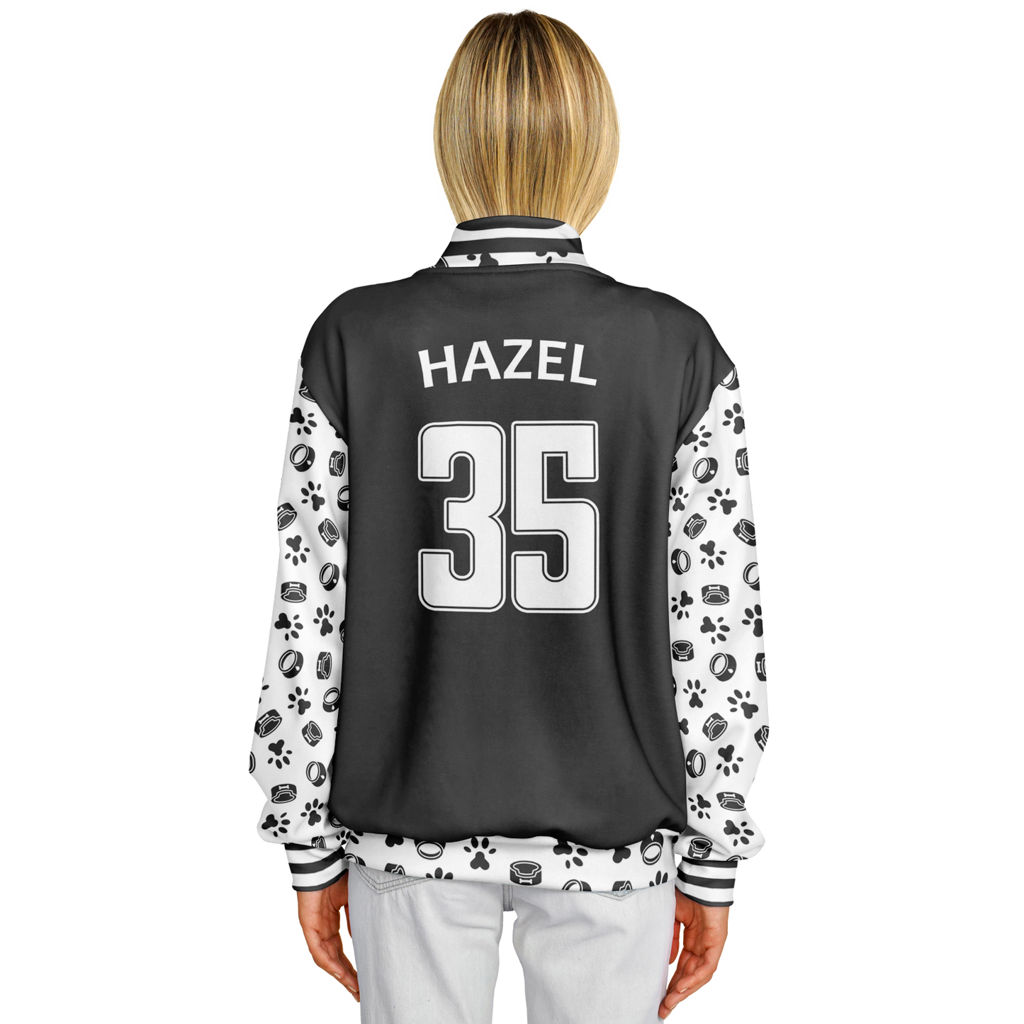 Baseball Jacket - Paw Prints