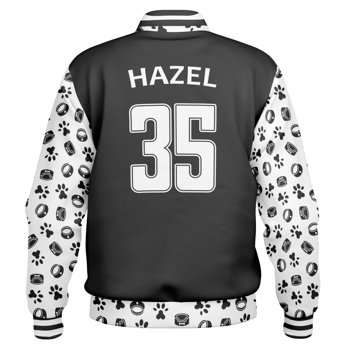 Baseball Jacket - Paw Prints