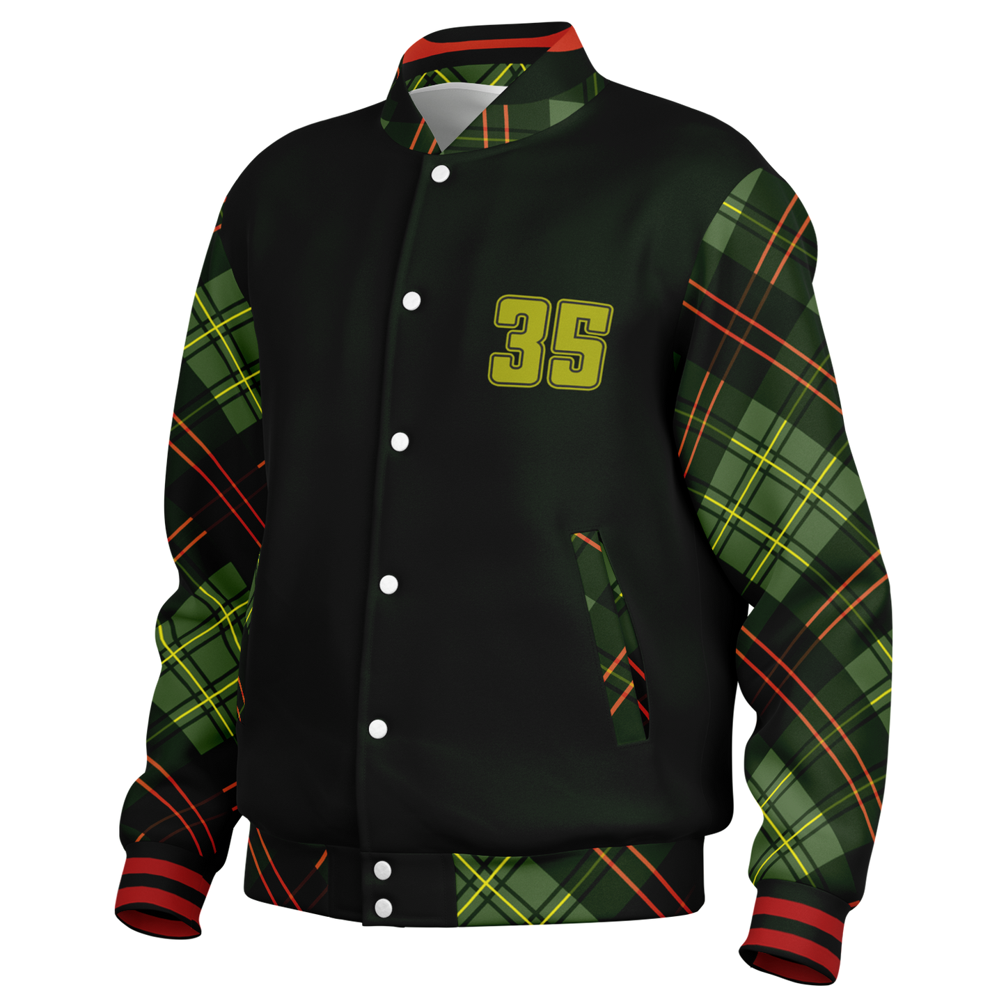 Baseball Jacket - Christmas Patterned