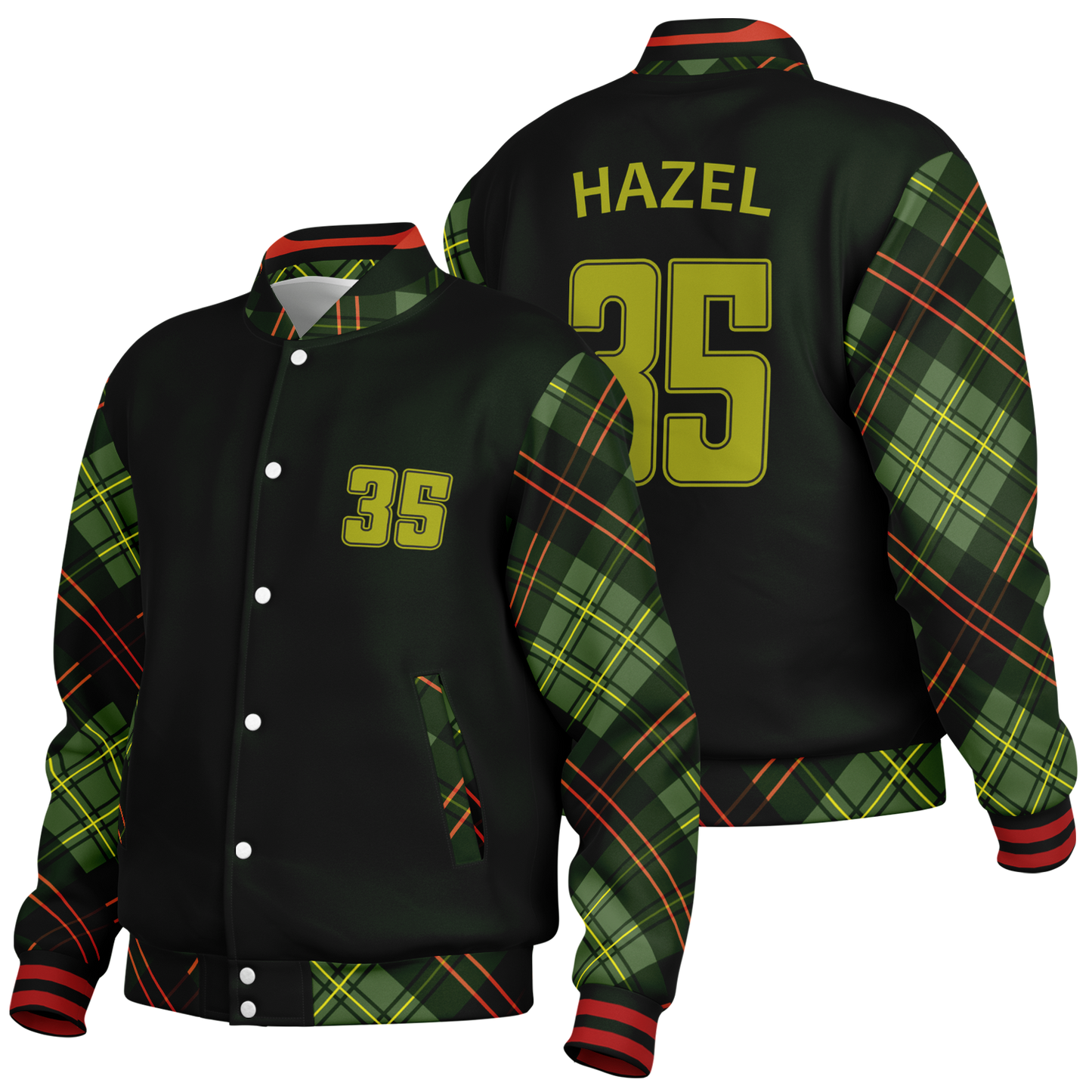 Baseball Jacket - Christmas Patterned