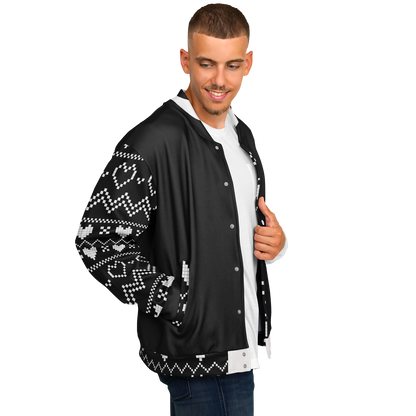 Baseball Jacket - Black Christmas Numbered