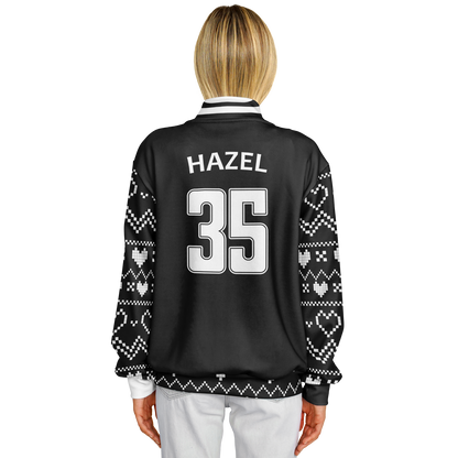 Baseball Jacket - Black Christmas Numbered