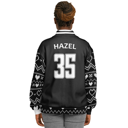 Baseball Jacket - Black Christmas Numbered